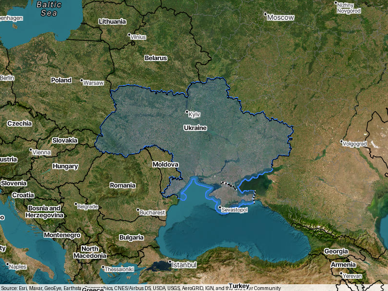 Map of Ukraine